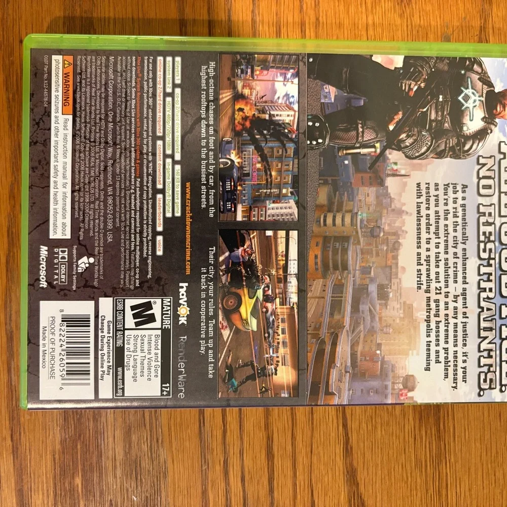 Microsoft Crackdown for Xbox 360 -